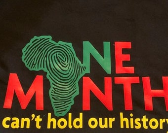 Black History……. One month can’t define us, won’t and can’t hold our history.