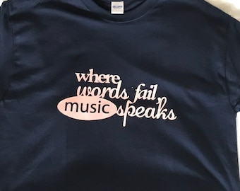 Where words fail music speaks