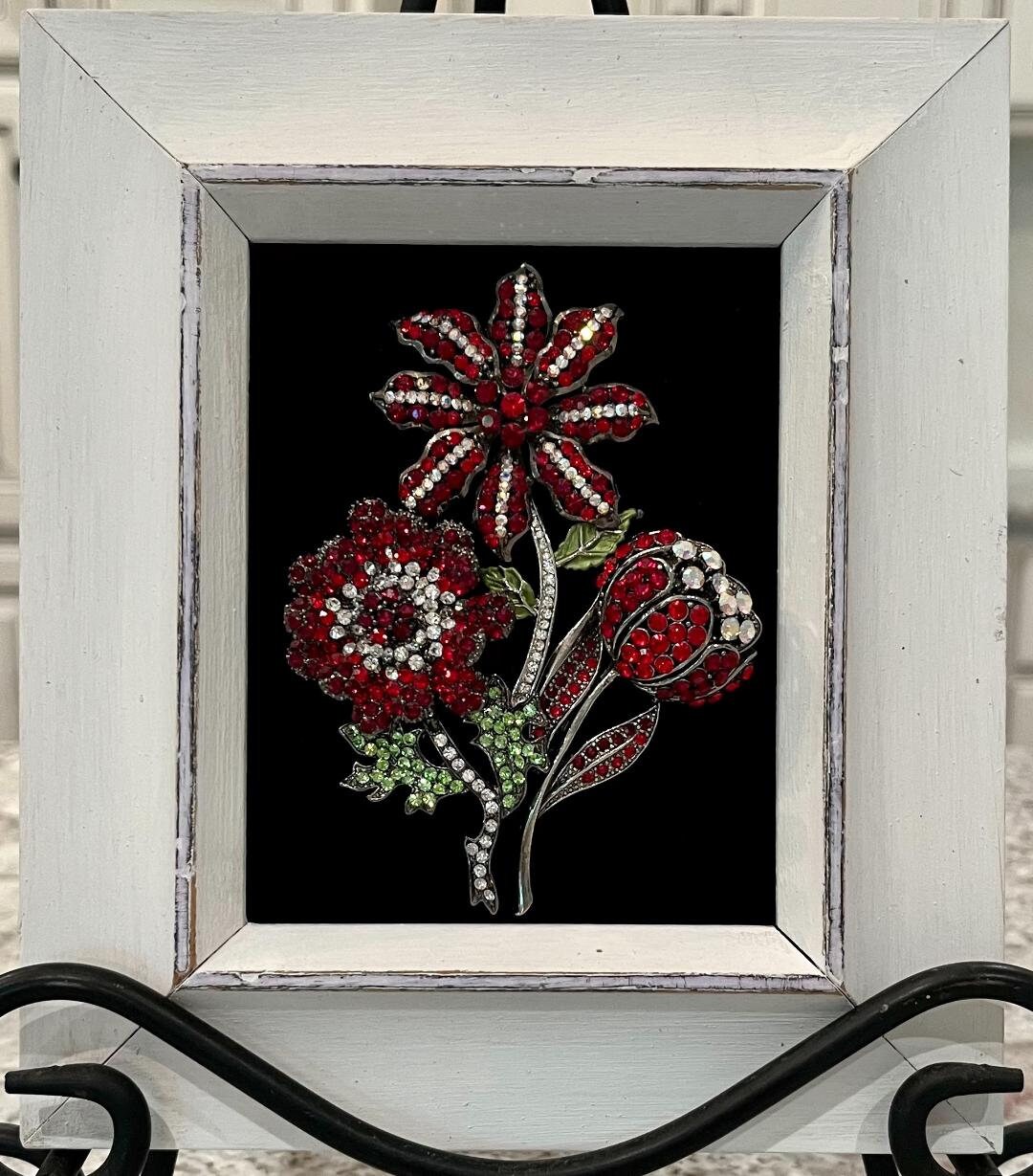 Folkart Flower Mosaic Kit. Suitable for Beginners. No Cutting. Craft Kit.  Crafty Gift. 