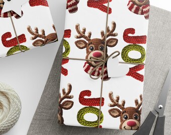 Rudolph Weihnachten Geschenkpapier, Wrap