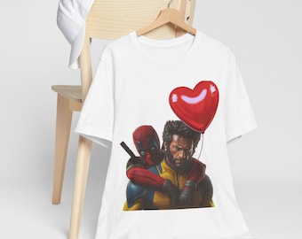 Deadpool Wolverine funny comic shirt Unisex t-shirt Crewneck shirt