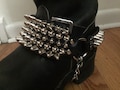 Demon Bootstrap | SEXMAN LEATHER cone stud leather bootstrap