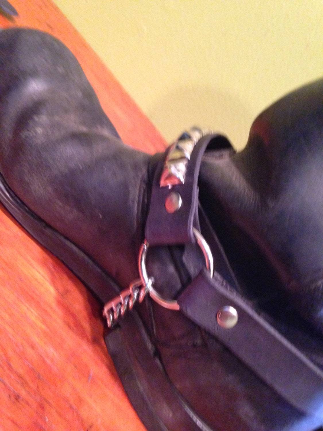 One-row Pyramid Studded Leather Bootstrap | SEXMAN LEATHER - Etsy