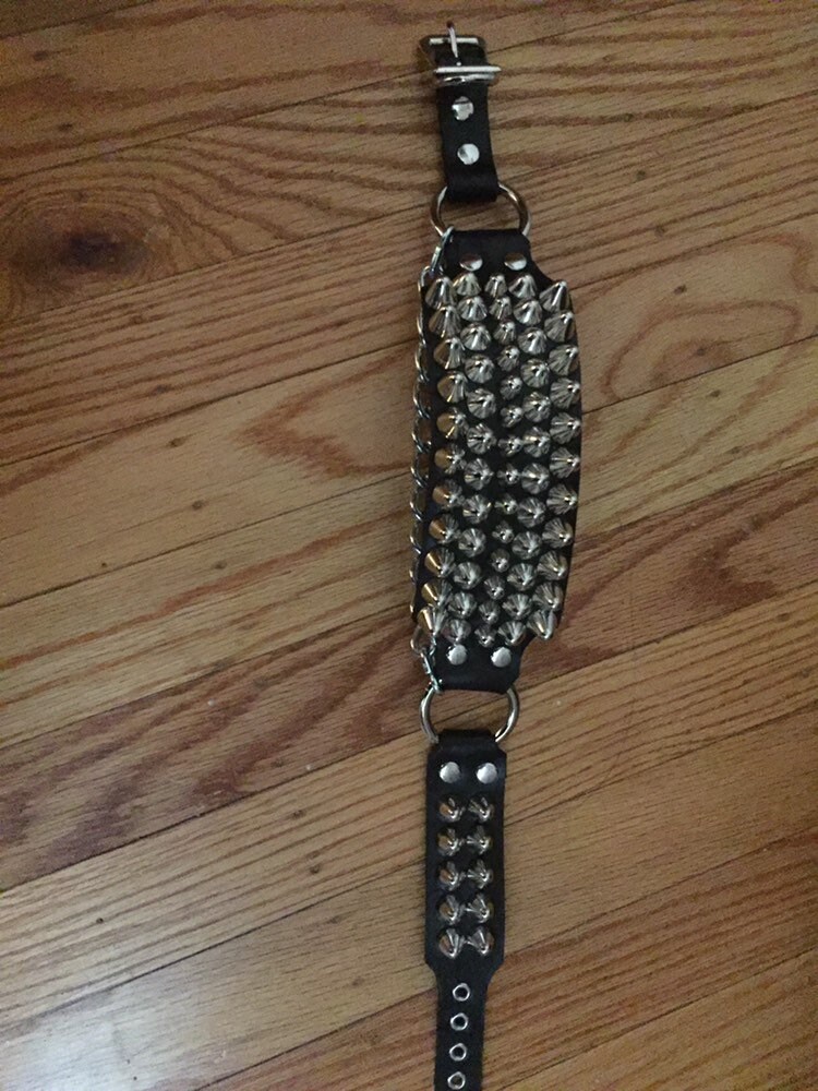 Demon Bootstrap | SEXMAN LEATHER Cone Stud Leather Bootstrap - Etsy