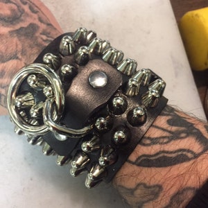 Studded bondage cuff