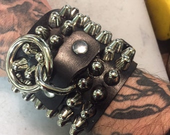 Studded bondage cuff