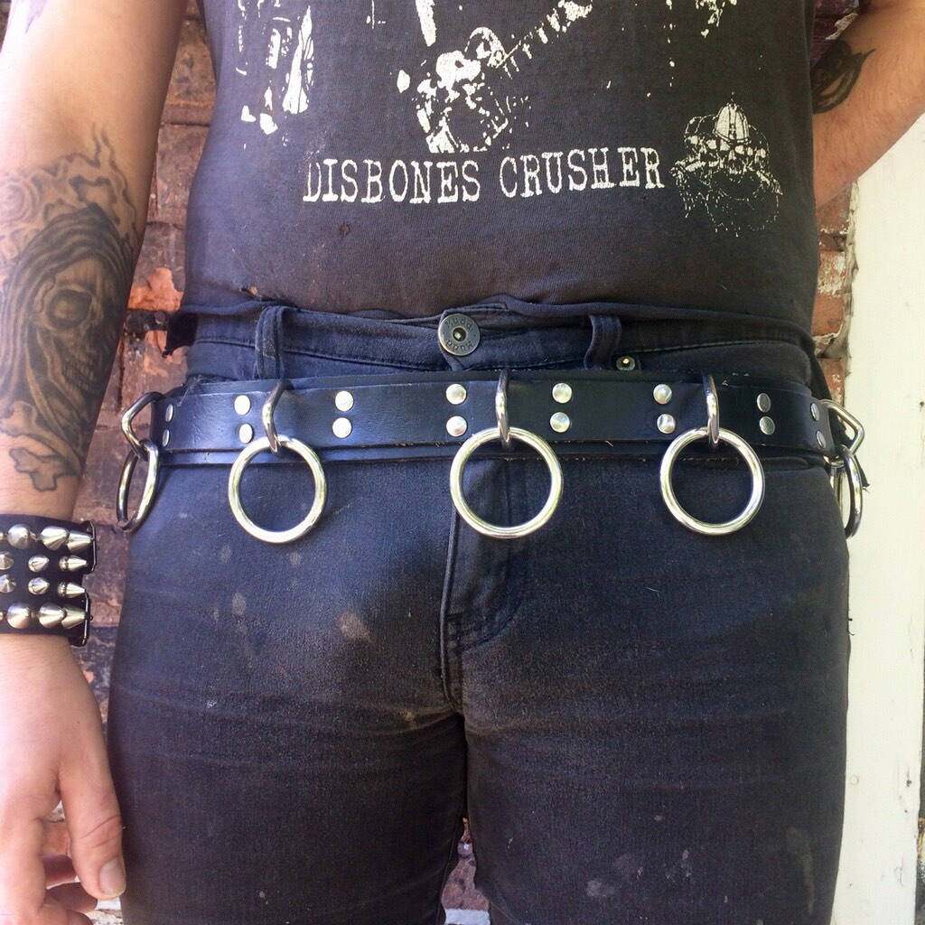 Punk bondage belt hotsell