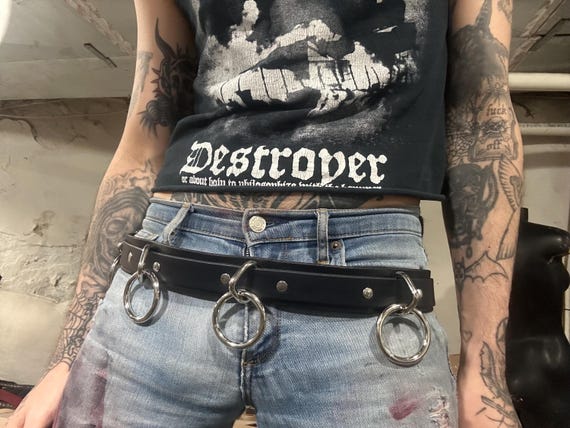 Classic Leather Bondage Belt | SEXMAN LEATHER - Etsy