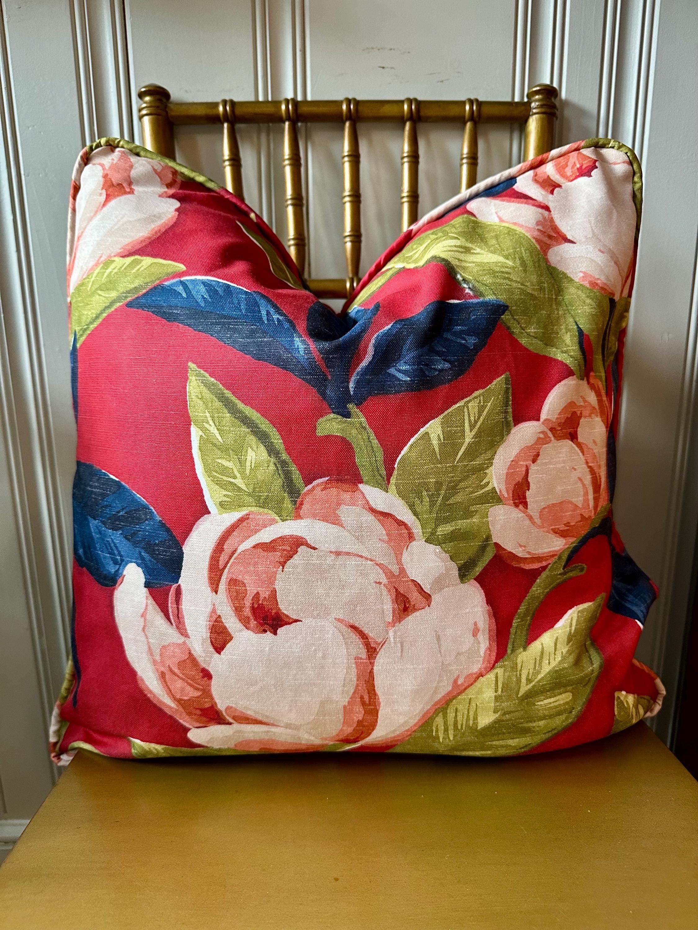 Ralph Lauren Flower Pillow Covers - Etsy