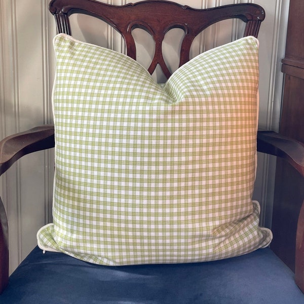 Gingham Pillow Etsy
