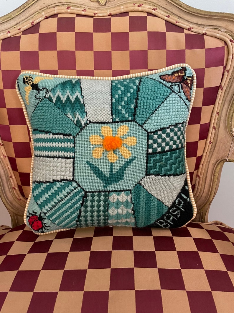 Custom Needlepoint Pillow Finishing Etsy