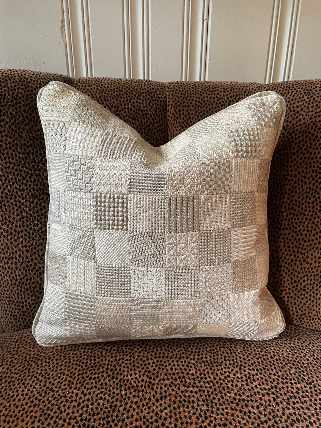 Custom Needlepoint Pillow Finishing Etsy