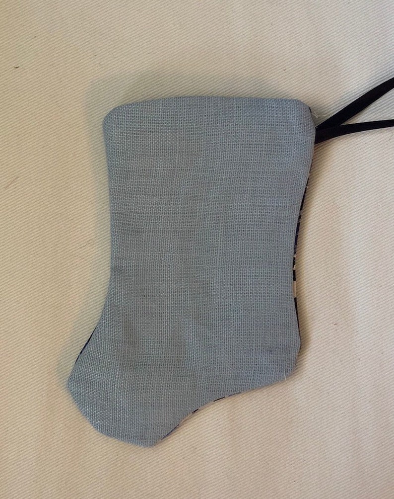 Chinoiserie Tiny Christmas Stocking Ornament