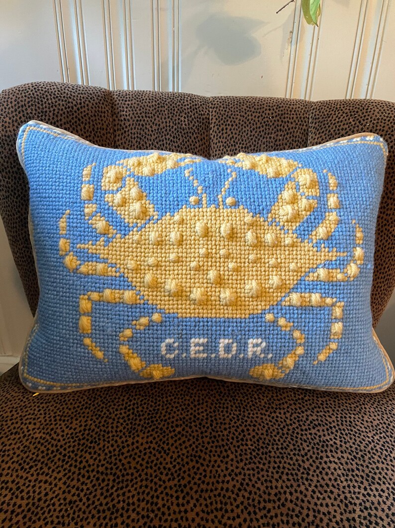 Custom Needlepoint Pillow Finishing Etsy