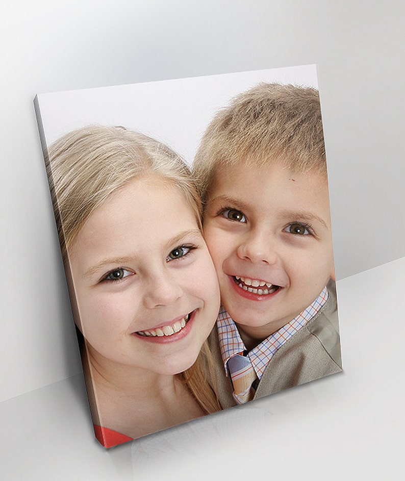 Your Photo on Canvas All Sizes Custom Canvas Gallery Etsy