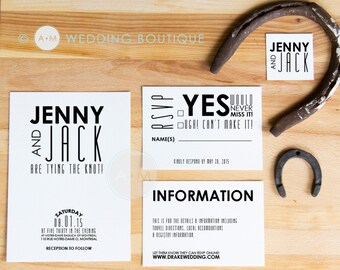 Wedding Invitation Kits | Etsy CA