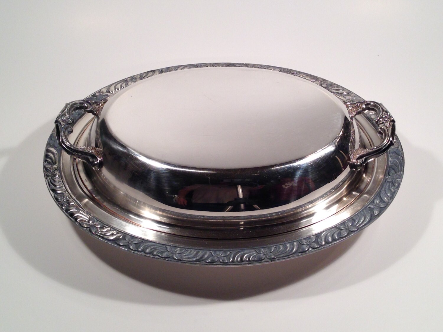 Vintage FD Rogers Silver Covered Serving Dish Circa 1950's Etsy