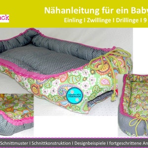Babynest sewing instructions, also twins, triplets image 3