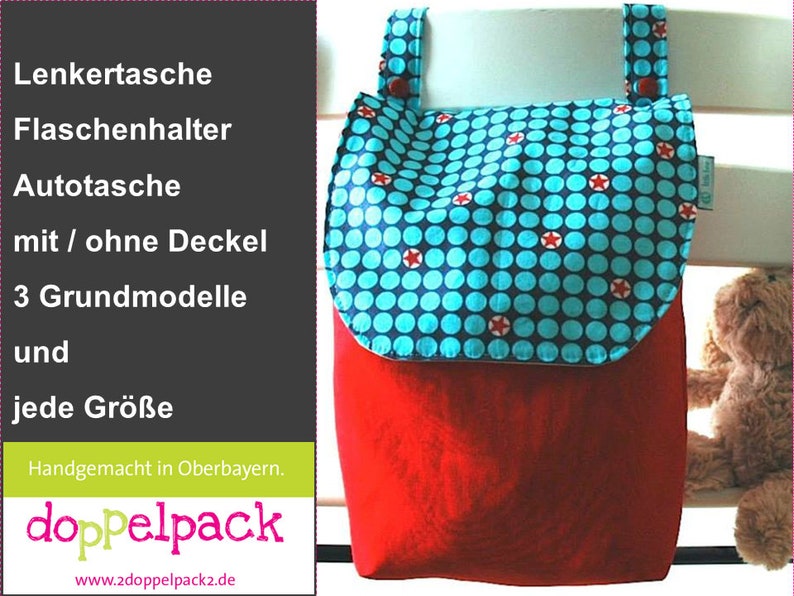 Nähanleitung Lenkertasche: Laufrad, Roller, etc. Bild 2