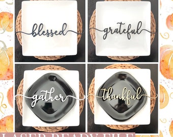 Karta z miejscem na Święto Dziękczynienia z drewna do pobrania w wersji cyfrowej - Laser, Jesień, 2021, Prezent, Dom, Glowforge, Wektor, drewno, akryl, stół, wystrój, dom