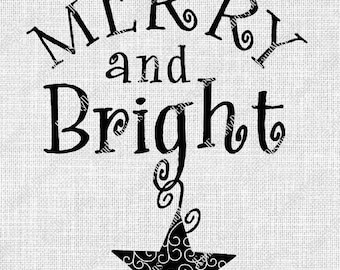 Merry and Bright Digital Download