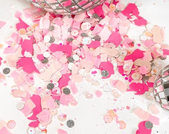 Disco Cowgirl Confetti Pink Boots Bach Club Silver Glitter Last Ride Party Bachelorette Life of a Bride