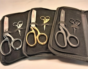 Colección de tijeras de costura de 4 (negro mate premium)