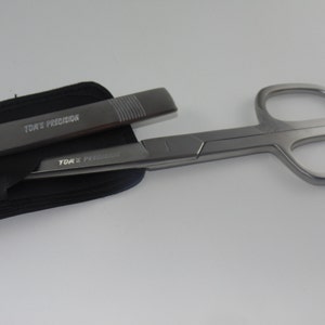 Office Shear and Letter Opener in Leather Sheath 9&quot;