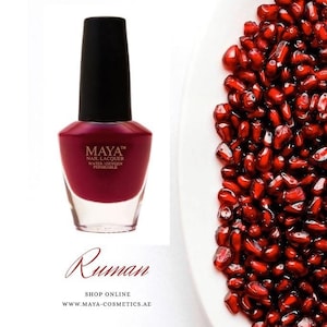 Ruman nail polish - Vegan, halal, kosher, 9-free