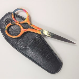 Needlepoint Scissors 4&quot; Fall themed (from USA)