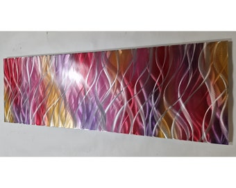 Modern Abstract Contemporary Metal Wall Art Sculpture 3D - Etsy UK