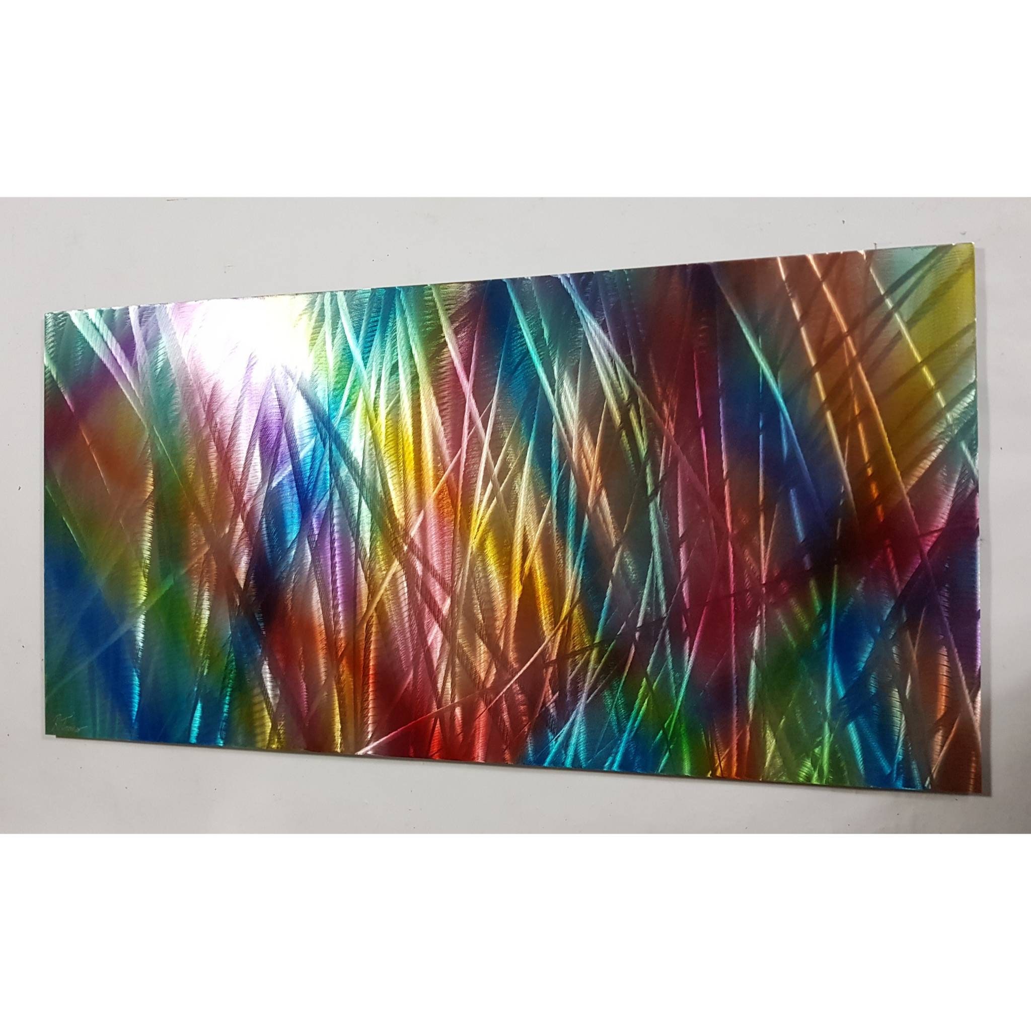 Modern Abstract Contemporary Metal Wall Art 3D Effect by R - Etsy UK