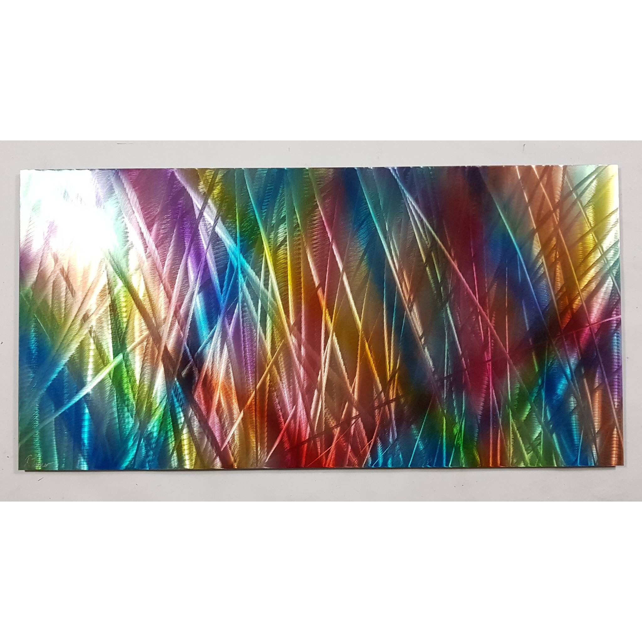 Modern Abstract Contemporary Metal Wall Art 3D Effect by R - Etsy UK