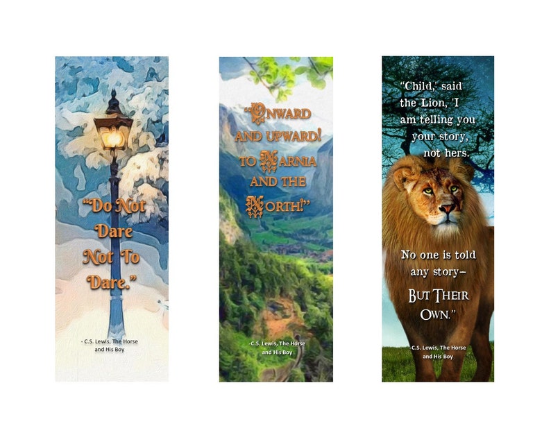 chronicles of narnia the horse and his boy bookmarks
