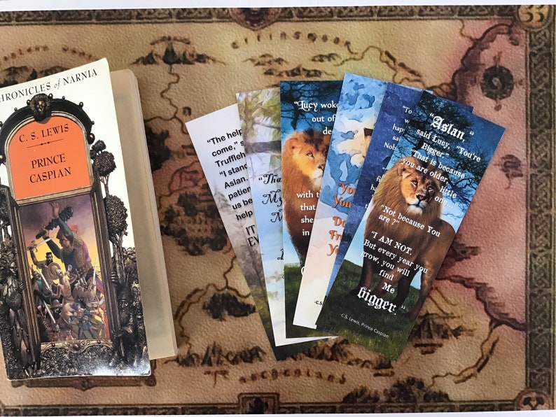 Chronicles of Narnia Prince Caspian Bookmarks Instant | Etsy