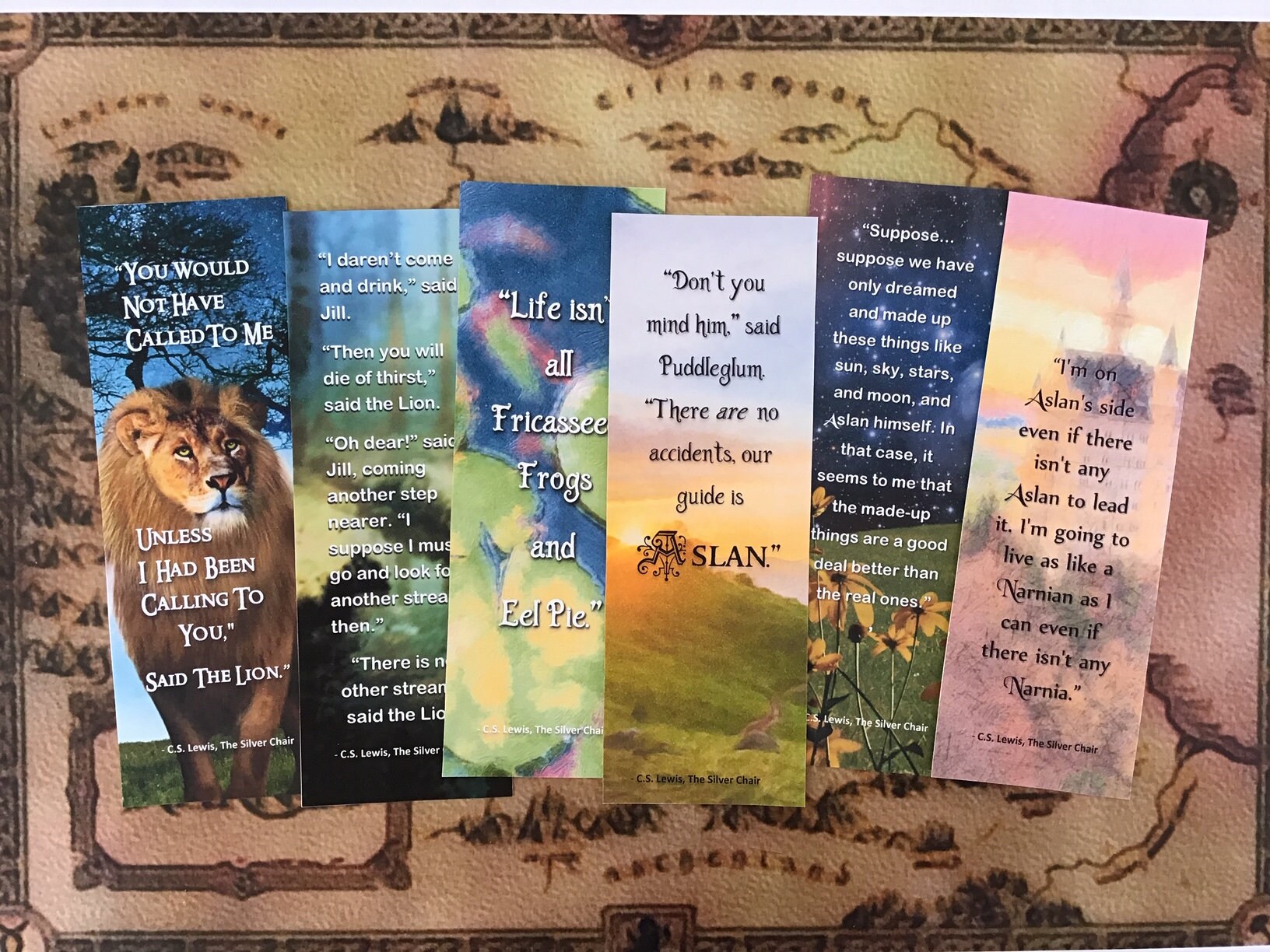 chronicles of narnia the silver chair bookmarks instant etsy