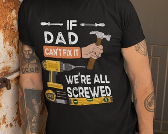 Personalized custom name handyman If (name here) can't fix it, we're all screwed Short-Sleeve Unisex T-Shirt