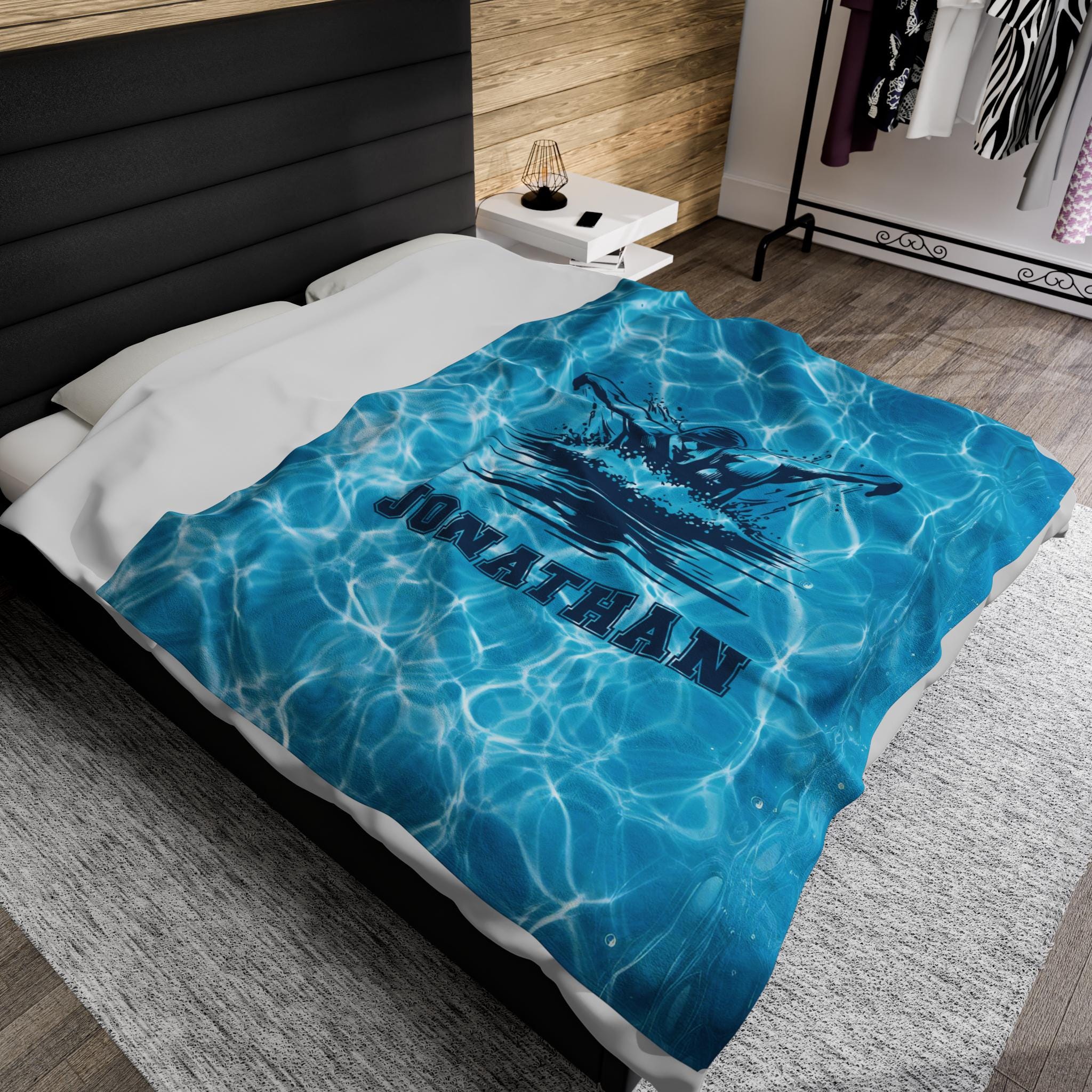 Schwimmdecke/Überwurf 127 X 102 Cm – Weicher Plüsch, Perfekt Als Geschenk Für Schwimmer, Damen & Herren