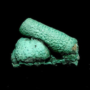 Malachite stalactite specimen