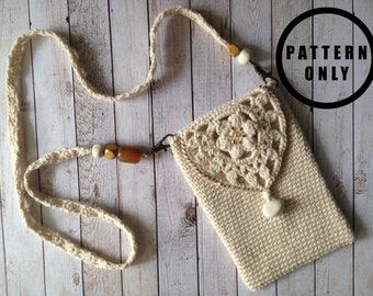 crochet mobile pouch pattern