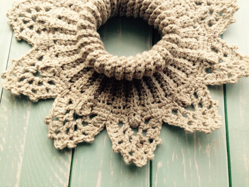 Victorian Lace High Collar Crochet Pattern Crochet Neck Etsy