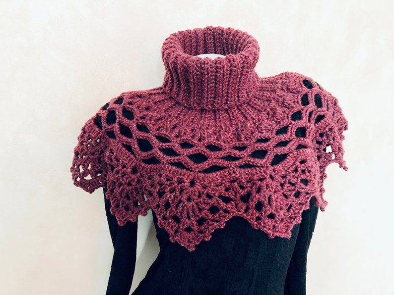 Mystery Cowl Neck Warmer Crochet Pattern Advanced Crochet - Etsy