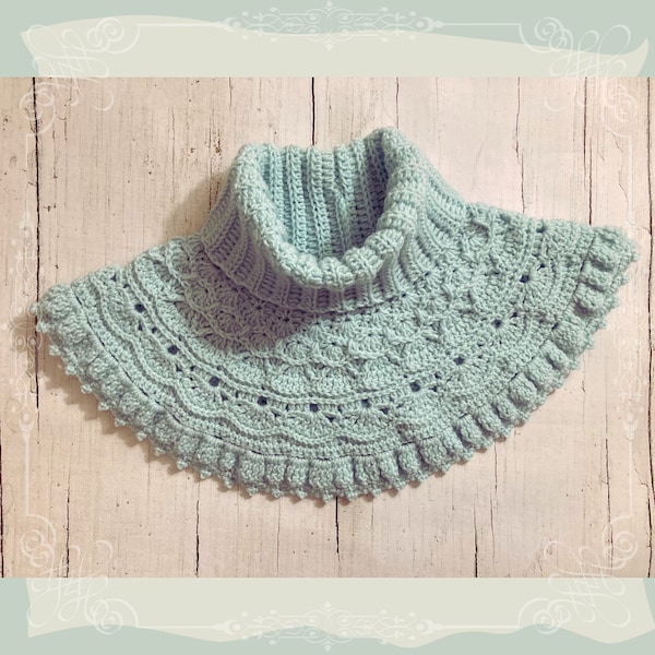 Frozen Beauty Neck Warmer Crochet Pattern | Advanced Crochet Neck Warmer Pattern | Crochet Pattern for Women and Kids