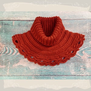 Terracotta Dreams Double Neck Warmer Pattern | Neck Warmer Crochet Pattern | Crochet Pattern Women Neck Warmers | One Skein Gift Idea
