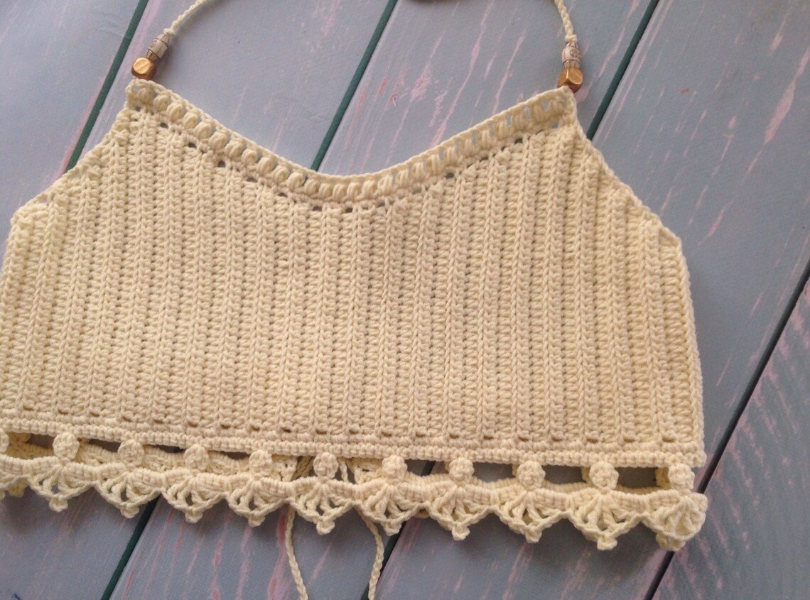 The Princess Easy Crochet Top Pattern | Ribbed Top Crochet Pattern ...