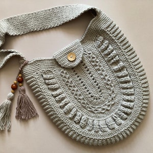 Reia Crochet Boho Bag Pattern | Large Capacity Crochet Purse Pattern | Advanced Crochet Bag Pattern | Boho Crochet Patterns