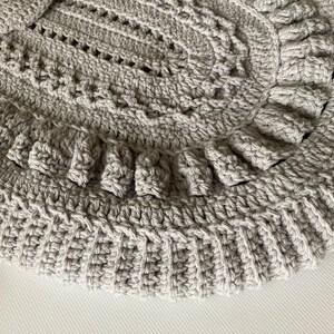 Reia Crochet Boho Bag Pattern, Large Capacity Crochet Purse Pattern in Grey