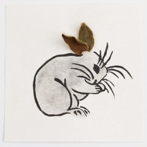 Rabbit Print with Ears