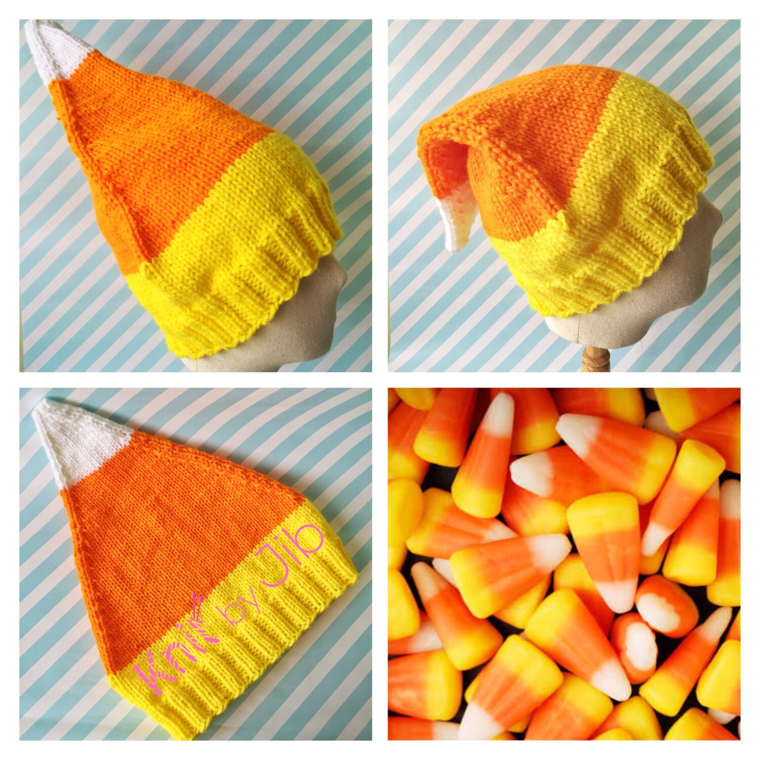 Candy Corn Hat Pattern Etsy