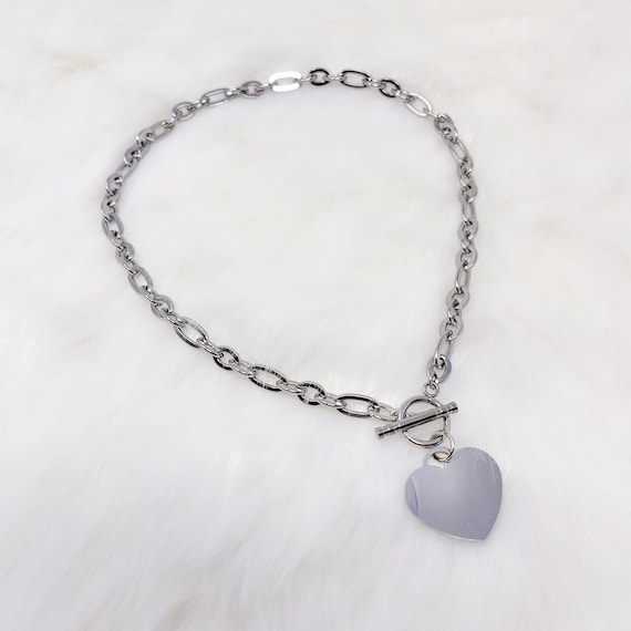 Stainless Steel Chunky Chain Toggle 